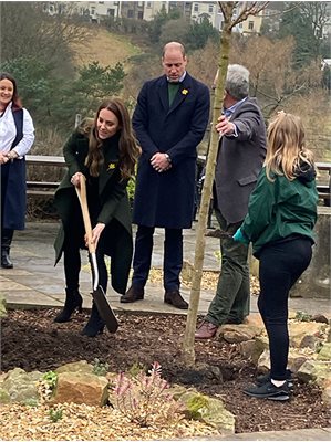 Duke and Duchess of Cambridge at Blaenavon World Heritage Centre