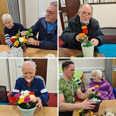 Flower arranging