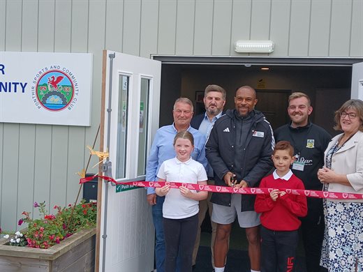 Ponthir Sports Hub opening