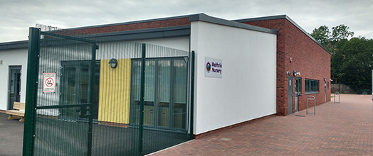 Ysgol Panteg - The Nursery entrance and kitchen