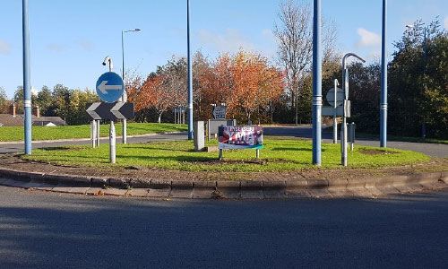 Junction of Henllys Way & Ty Coch Way, Cwmbran