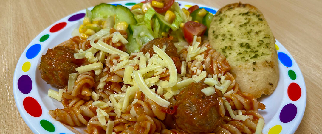 Beef meatballs in a rich tomato sauce