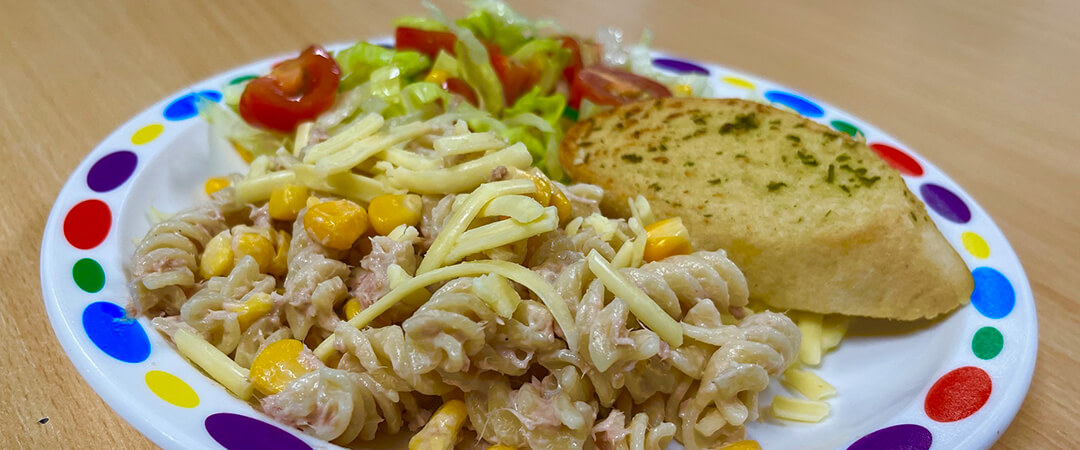 Tuna mayonnaise with sweetcorn