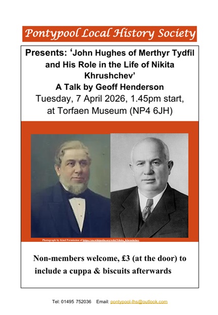 Pontypool Local History Society poster