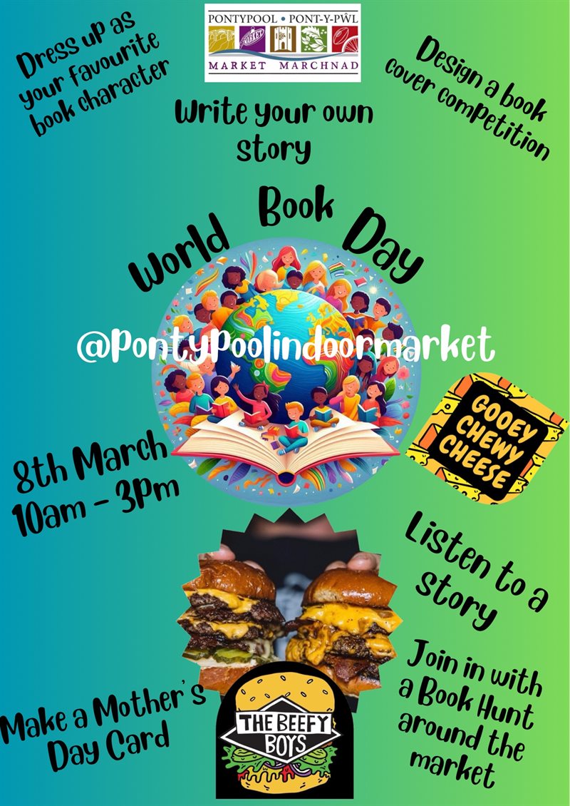 World Book Day @ Pontypool Indoor Market