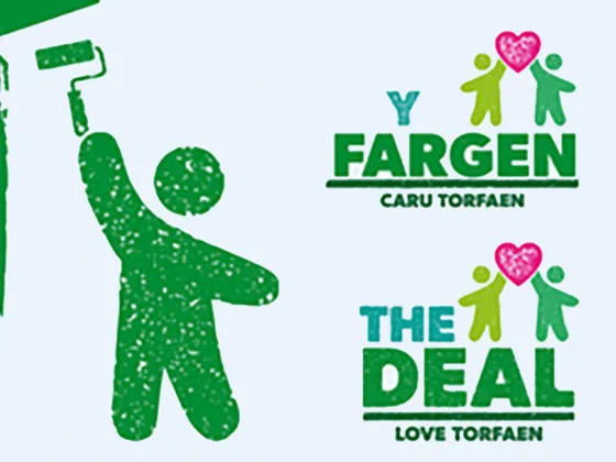 Banner showing the Towns Together and Deal Logos