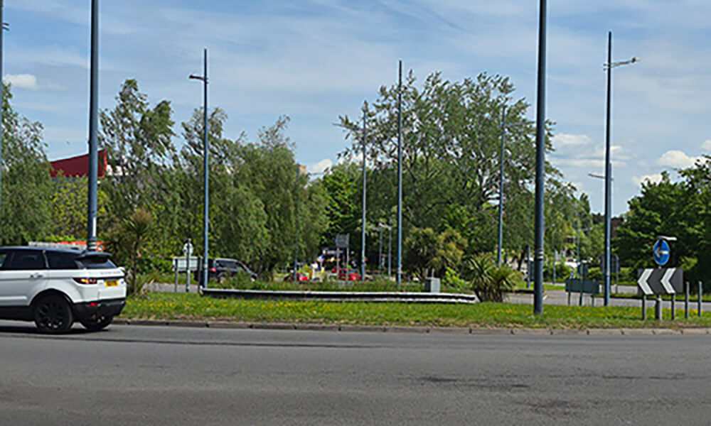 Junction of Cwmbran Drive (A4051) & Greenforge Way