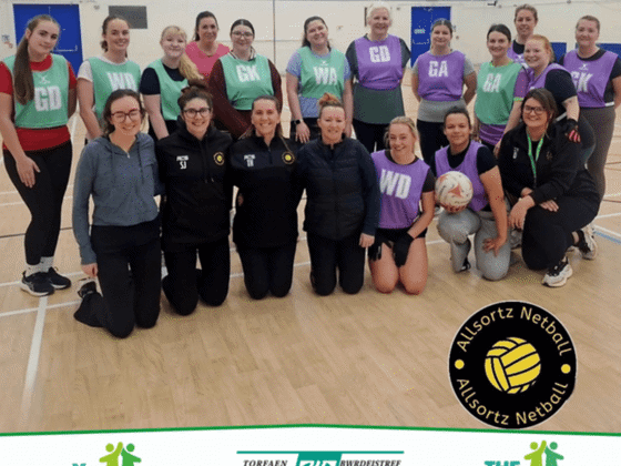 Members of the Allsortz Netball Club