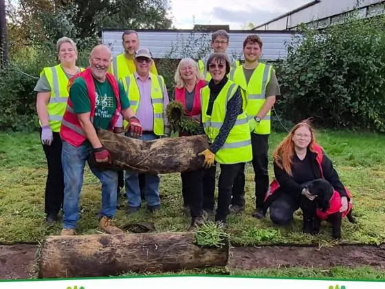 Volunteers at Pontnewydd Park
