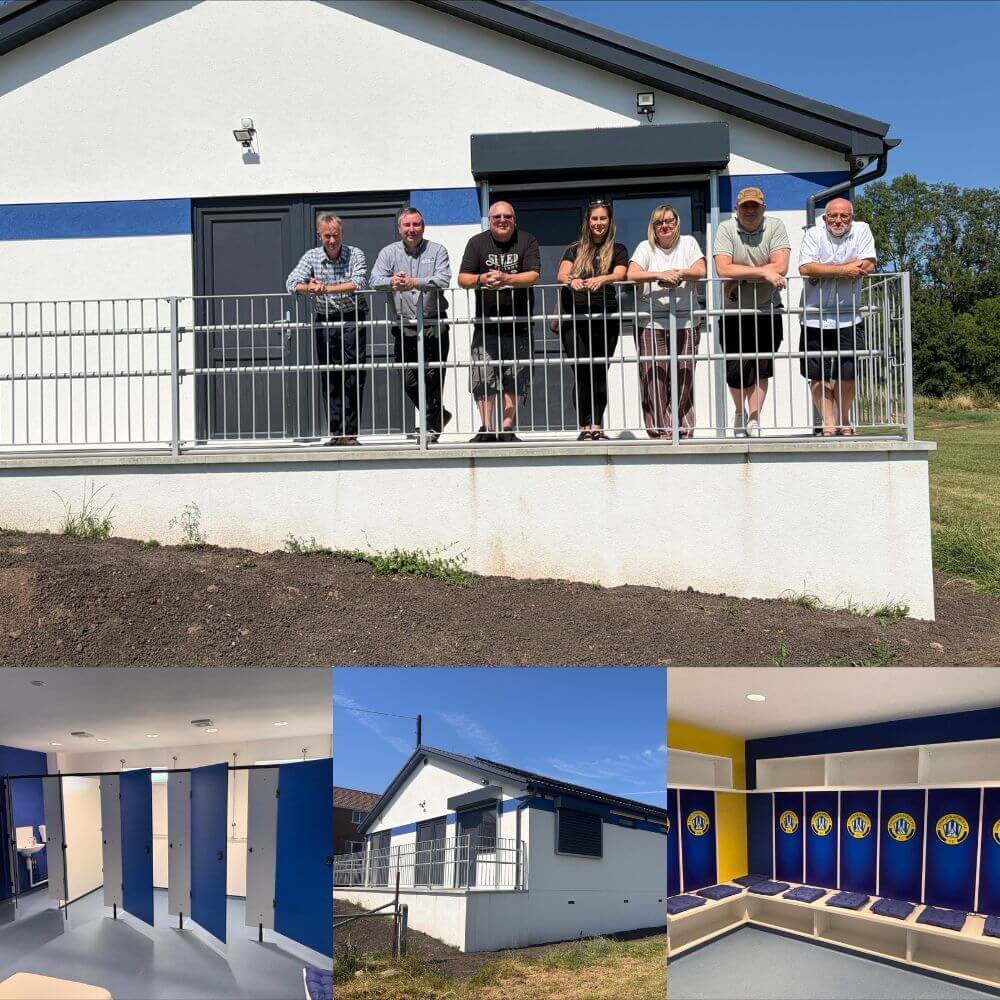 New facilities at Coed Eva FC