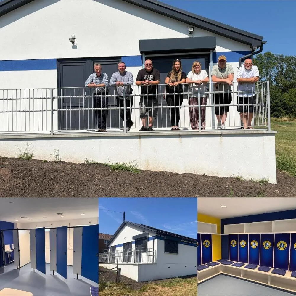 New facilities at Coed Eva FC
