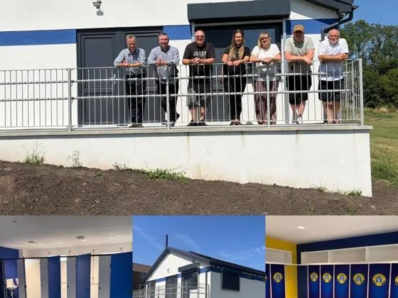 New facilities at Coed Eva FC