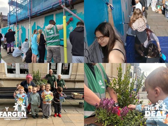 Youth service and children from Osbourne Lodge nursery