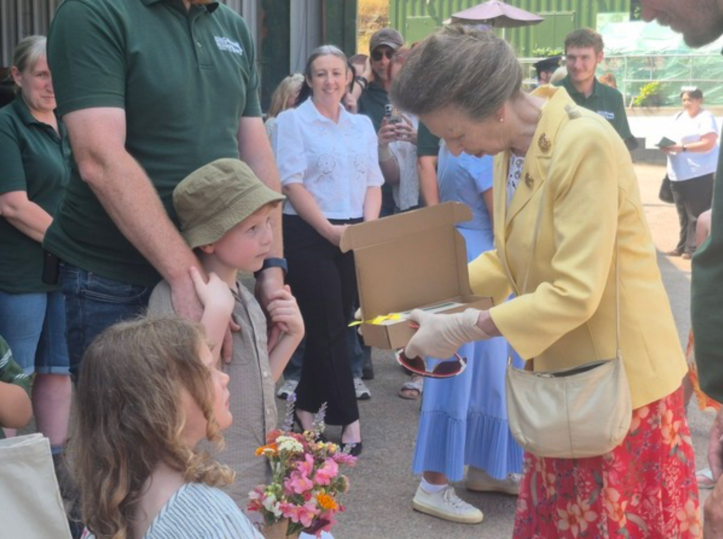 Princess Royal visiting Greenmeadow Community Farm