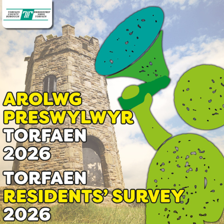 Torfaen Residents' Survey 2026 Poster 