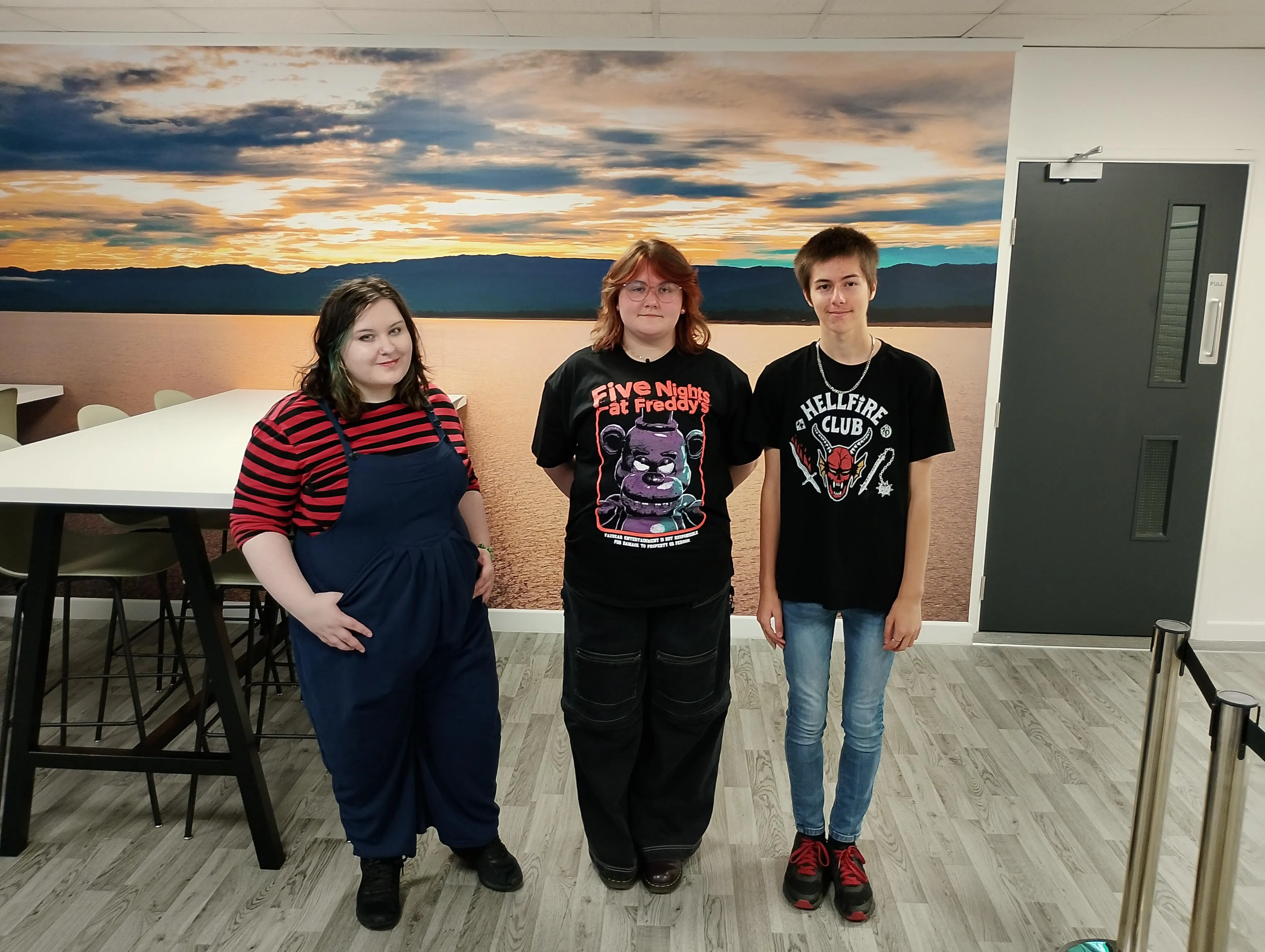 Charlotte Rapier, Ellen Marsh and Riley Heard, the council's new young leaders