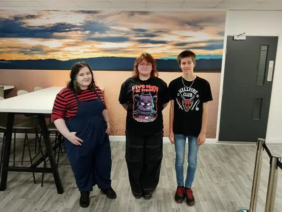 Charlotte Rapier, Ellen Marsh and Riley Heard, the council's new young leaders