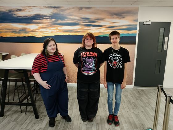 Charlotte Rapier, Ellen Marsh and Riley Heard, our new young leaders